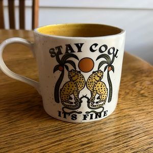 Anthropologie x Real Fun Wow mug